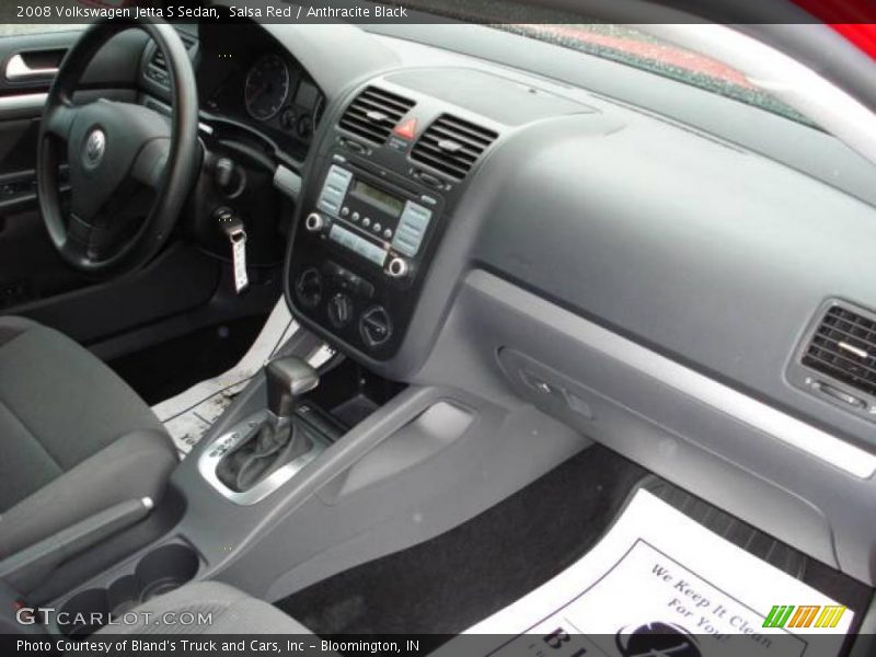 Salsa Red / Anthracite Black 2008 Volkswagen Jetta S Sedan