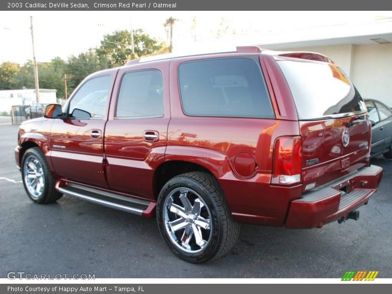 Crimson Red Pearl / Oatmeal 2003 Cadillac DeVille Sedan