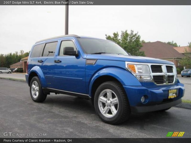 Electric Blue Pearl / Dark Slate Gray 2007 Dodge Nitro SLT 4x4