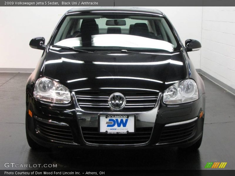 Black Uni / Anthracite 2009 Volkswagen Jetta S Sedan