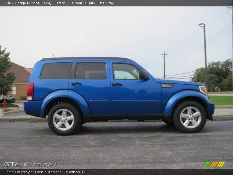 Electric Blue Pearl / Dark Slate Gray 2007 Dodge Nitro SLT 4x4