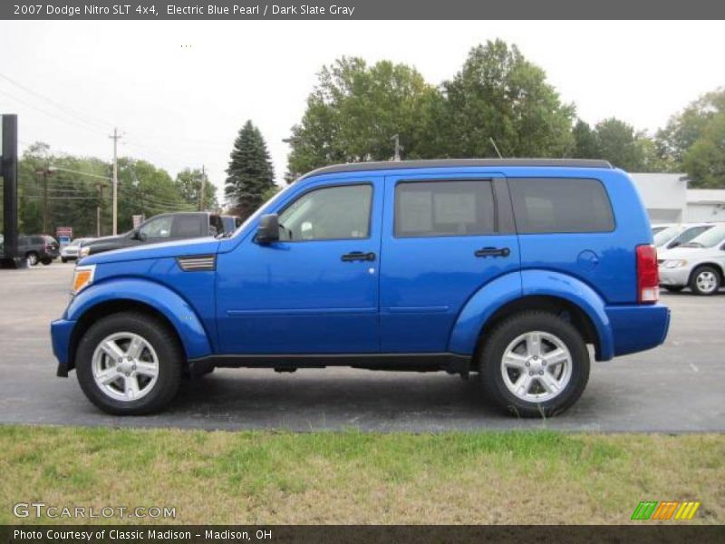 Electric Blue Pearl / Dark Slate Gray 2007 Dodge Nitro SLT 4x4