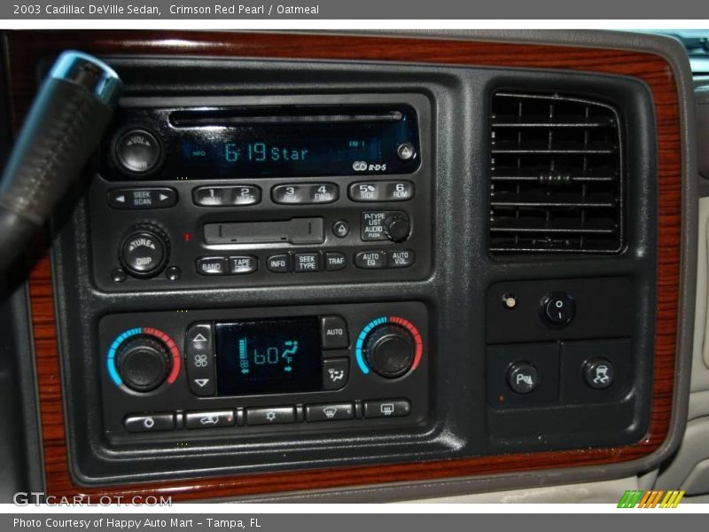 Crimson Red Pearl / Oatmeal 2003 Cadillac DeVille Sedan