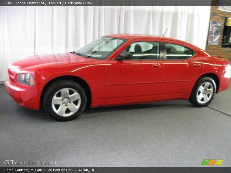 TorRed / Dark Slate Gray 2008 Dodge Charger SE