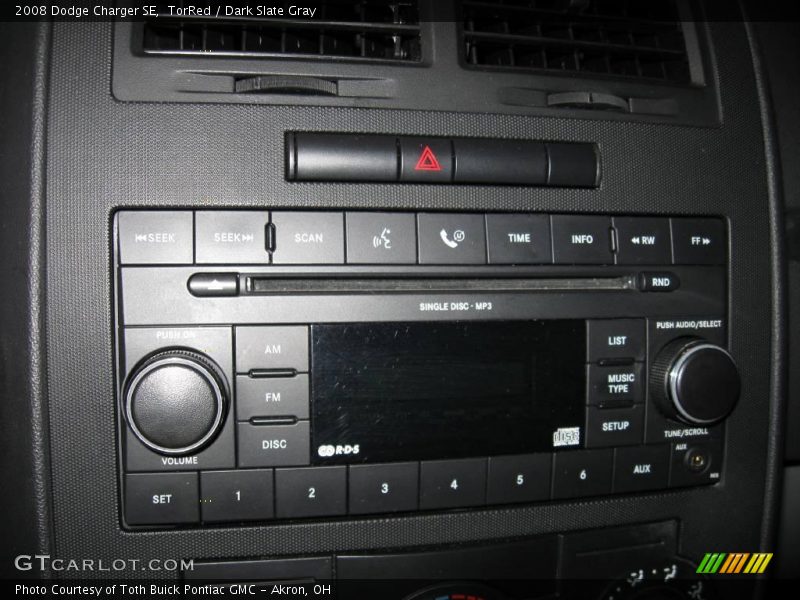 TorRed / Dark Slate Gray 2008 Dodge Charger SE