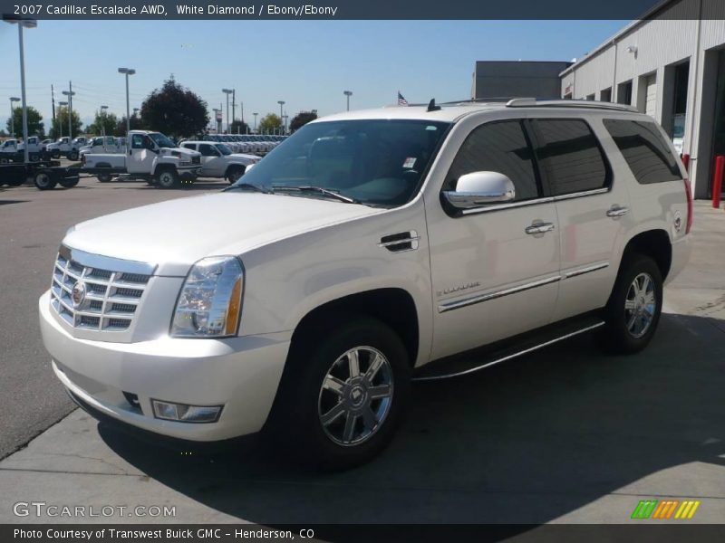 White Diamond / Ebony/Ebony 2007 Cadillac Escalade AWD