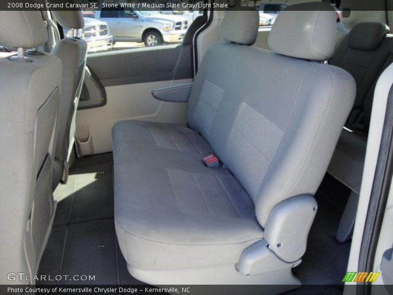 Stone White / Medium Slate Gray/Light Shale 2008 Dodge Grand Caravan SE