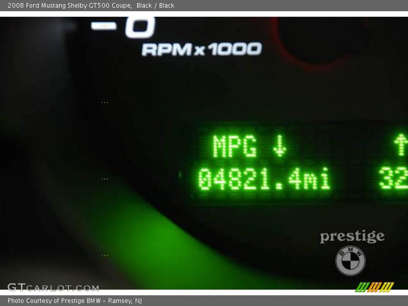 Black / Black 2008 Ford Mustang Shelby GT500 Coupe