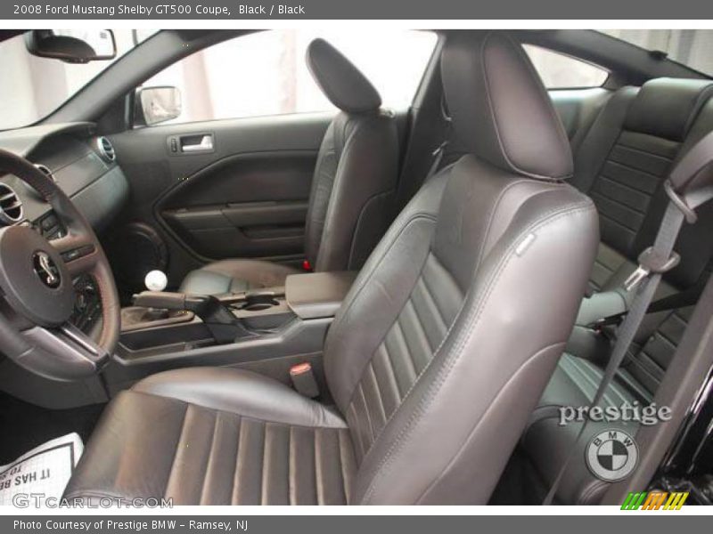 Black / Black 2008 Ford Mustang Shelby GT500 Coupe