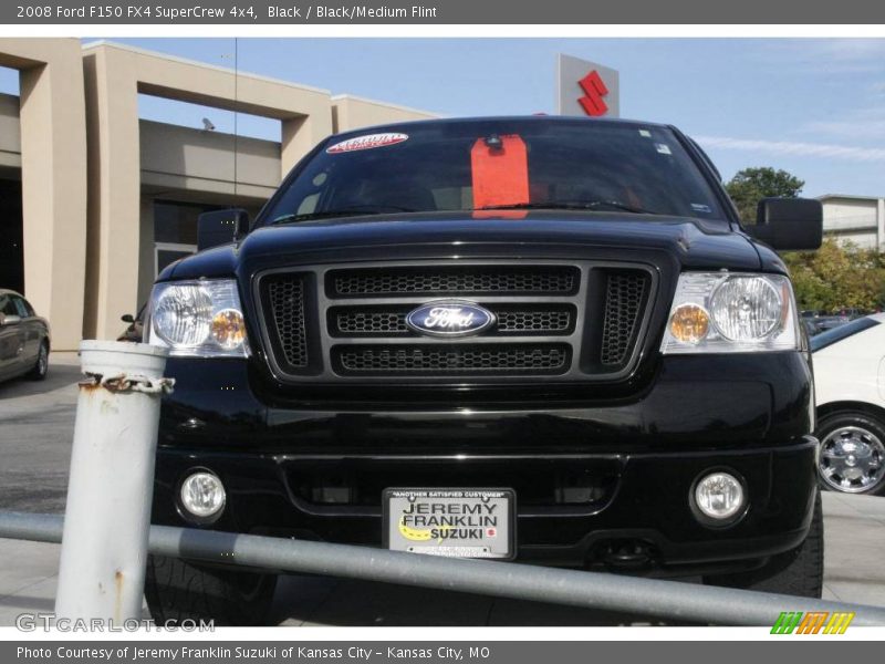 Black / Black/Medium Flint 2008 Ford F150 FX4 SuperCrew 4x4