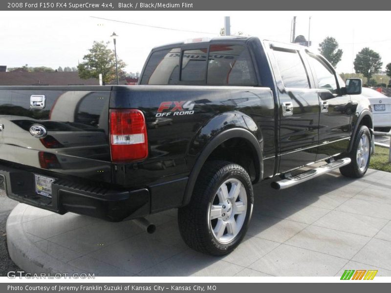 Black / Black/Medium Flint 2008 Ford F150 FX4 SuperCrew 4x4