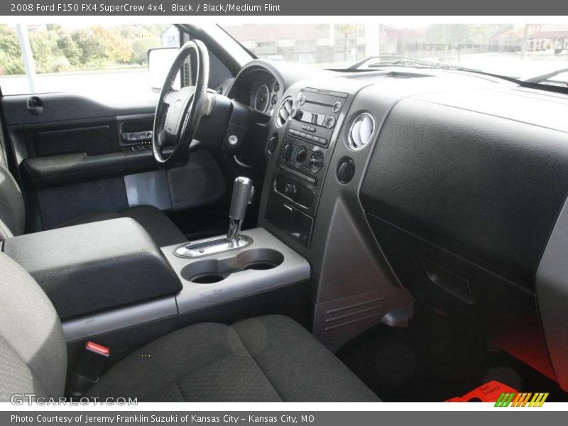 Black / Black/Medium Flint 2008 Ford F150 FX4 SuperCrew 4x4