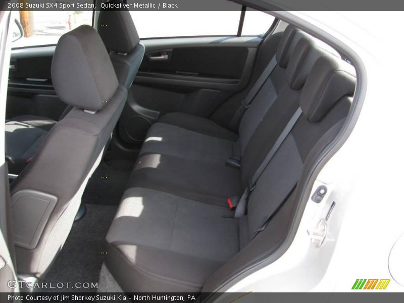 Quicksilver Metallic / Black 2008 Suzuki SX4 Sport Sedan