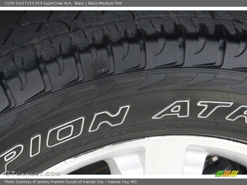Black / Black/Medium Flint 2008 Ford F150 FX4 SuperCrew 4x4