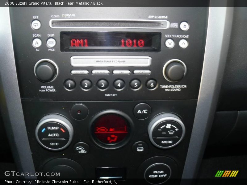 Black Pearl Metallic / Black 2008 Suzuki Grand Vitara
