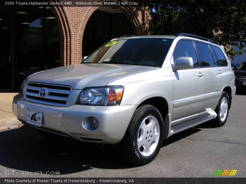 Millenium Silver Metallic / Ash Gray 2006 Toyota Highlander Limited 4WD