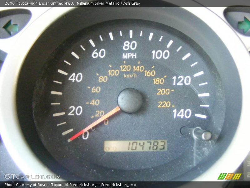 Millenium Silver Metallic / Ash Gray 2006 Toyota Highlander Limited 4WD