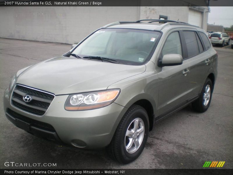 Natural Khaki Green / Beige 2007 Hyundai Santa Fe GLS