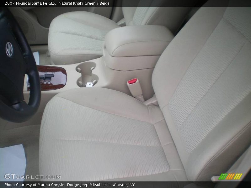 Natural Khaki Green / Beige 2007 Hyundai Santa Fe GLS