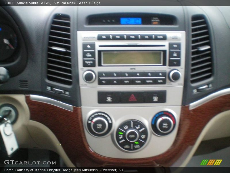 Natural Khaki Green / Beige 2007 Hyundai Santa Fe GLS