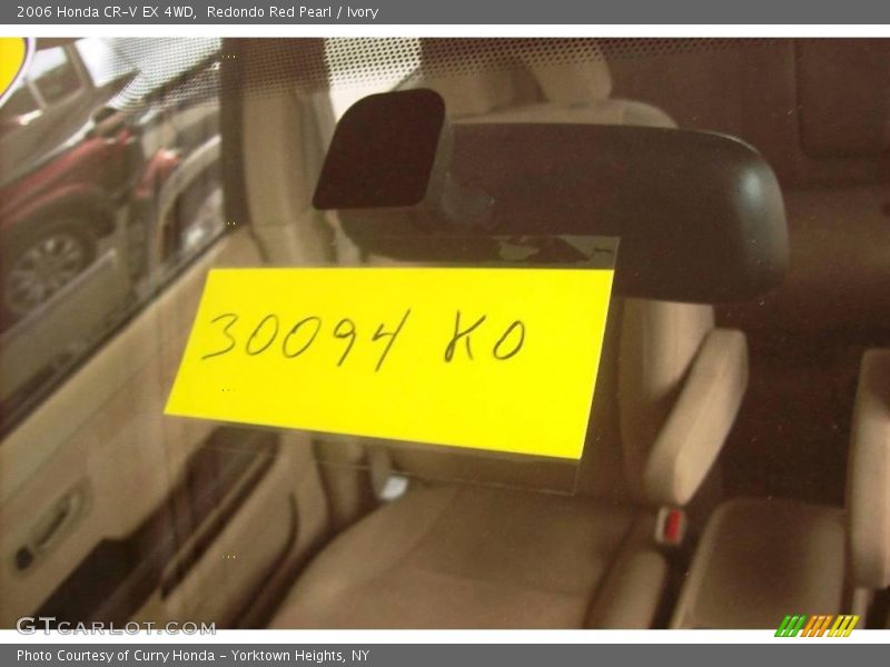 Redondo Red Pearl / Ivory 2006 Honda CR-V EX 4WD