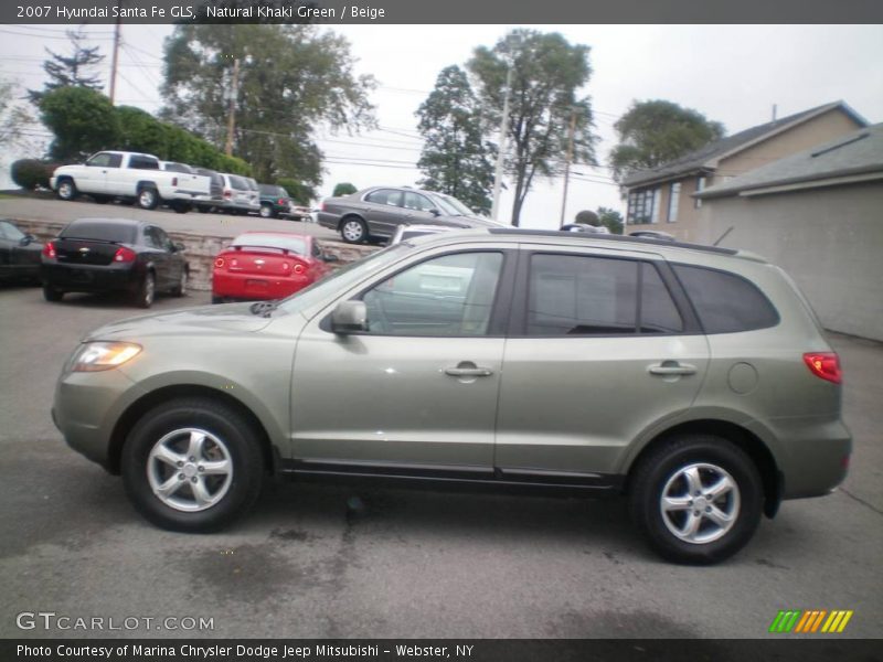 Natural Khaki Green / Beige 2007 Hyundai Santa Fe GLS