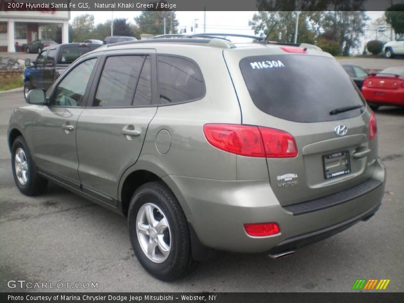 Natural Khaki Green / Beige 2007 Hyundai Santa Fe GLS