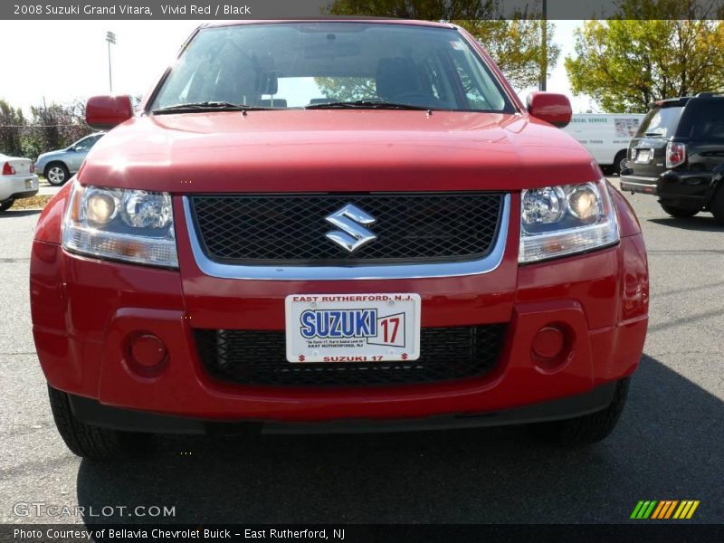 Vivid Red / Black 2008 Suzuki Grand Vitara
