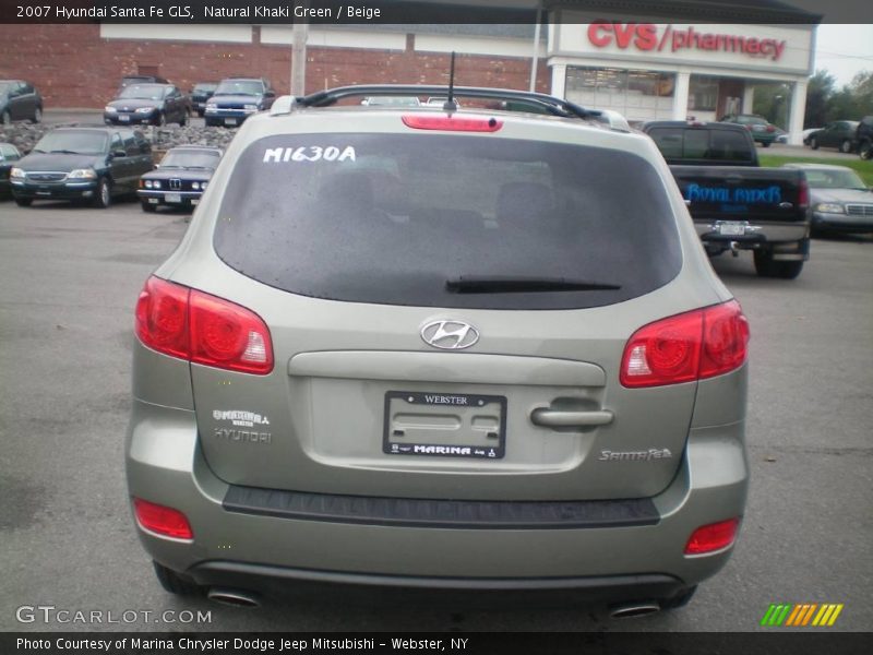 Natural Khaki Green / Beige 2007 Hyundai Santa Fe GLS