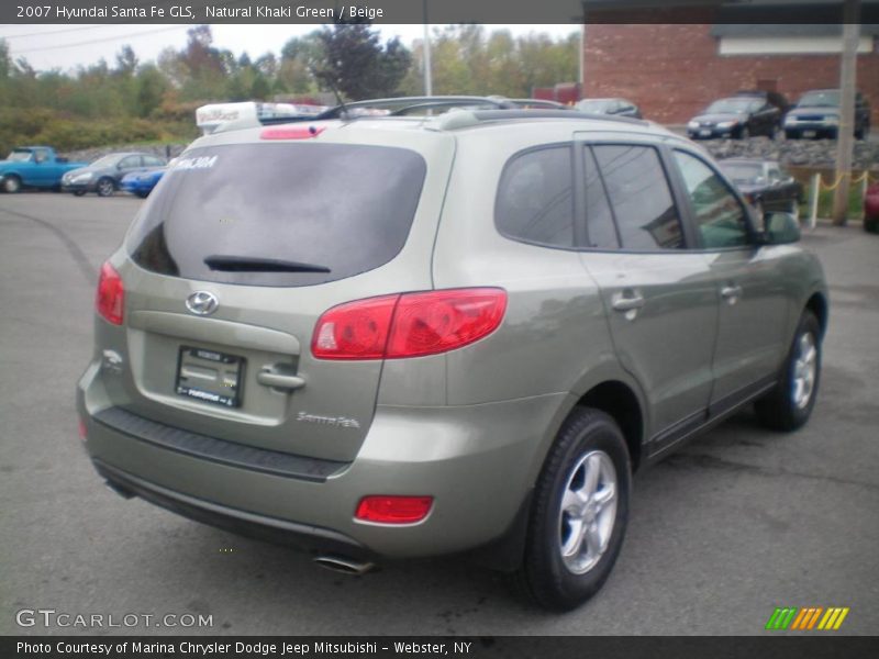Natural Khaki Green / Beige 2007 Hyundai Santa Fe GLS