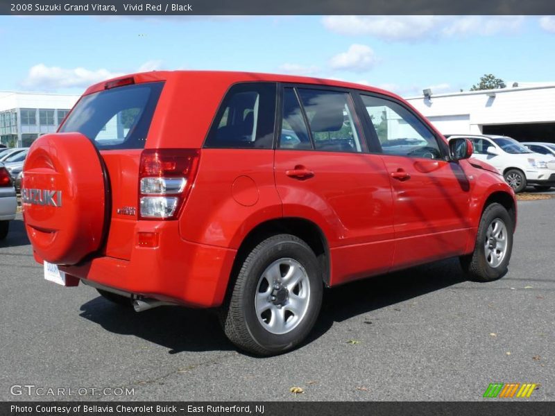 Vivid Red / Black 2008 Suzuki Grand Vitara