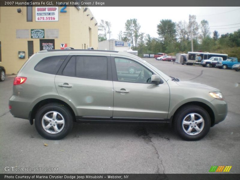 Natural Khaki Green / Beige 2007 Hyundai Santa Fe GLS