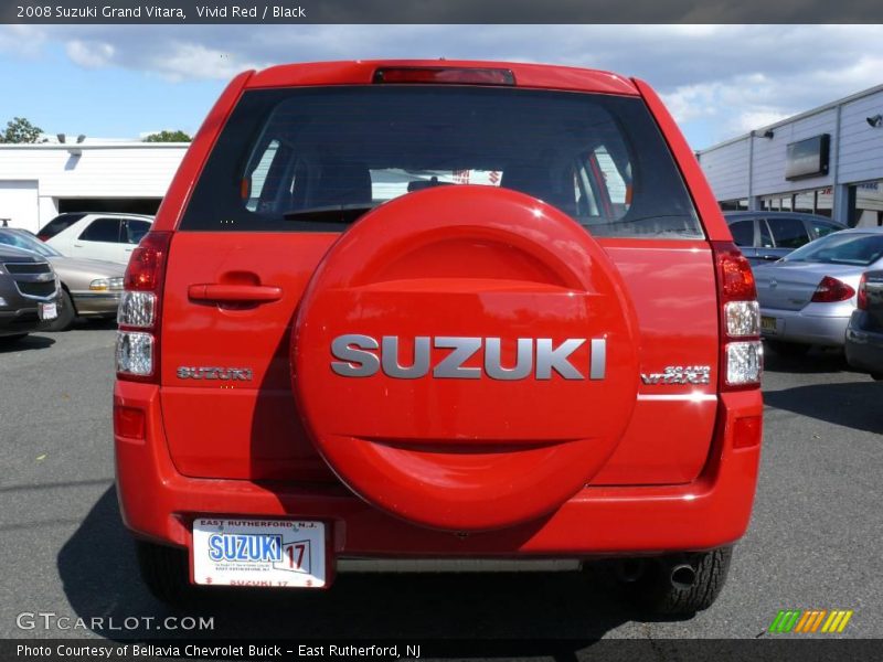 Vivid Red / Black 2008 Suzuki Grand Vitara
