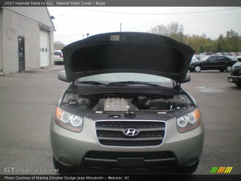 Natural Khaki Green / Beige 2007 Hyundai Santa Fe GLS