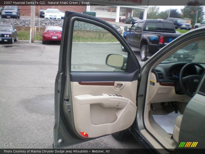 Natural Khaki Green / Beige 2007 Hyundai Santa Fe GLS