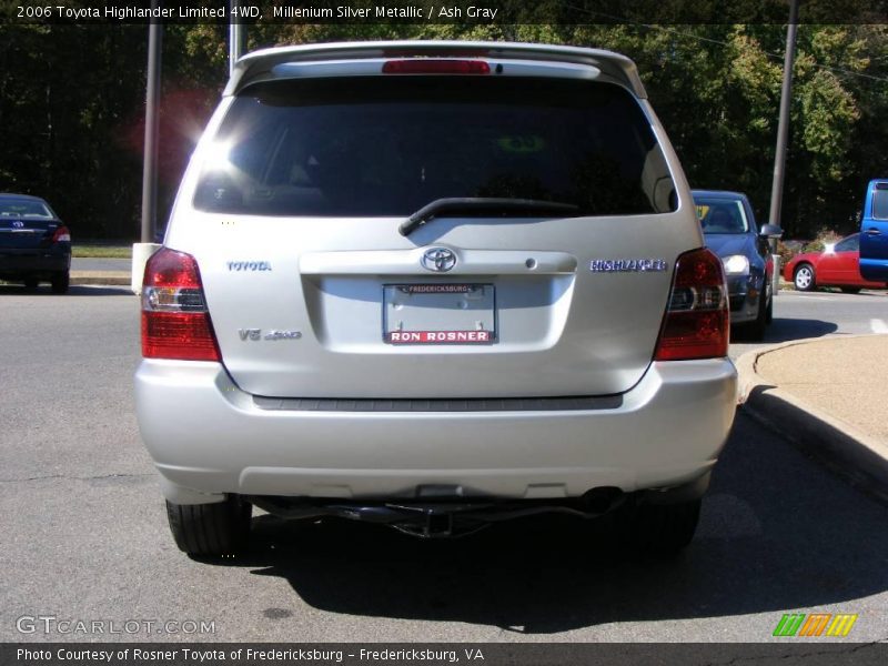 Millenium Silver Metallic / Ash Gray 2006 Toyota Highlander Limited 4WD