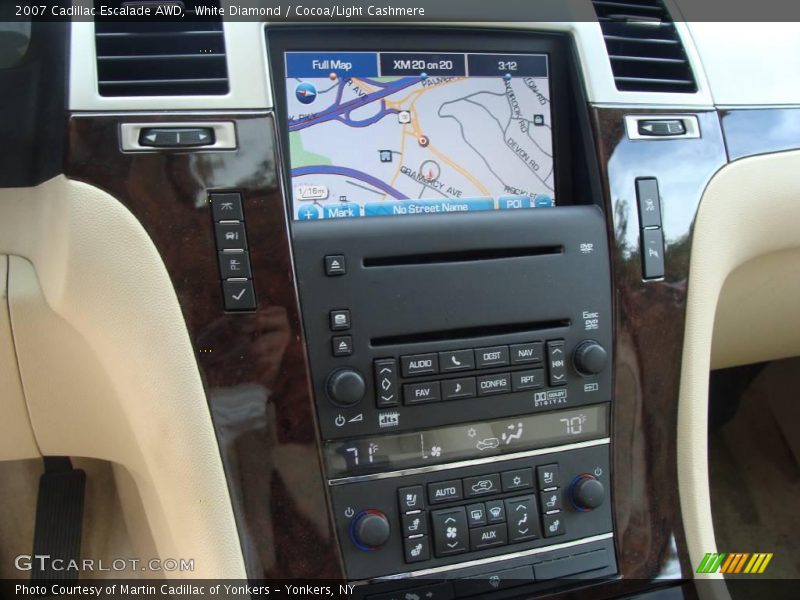 White Diamond / Cocoa/Light Cashmere 2007 Cadillac Escalade AWD