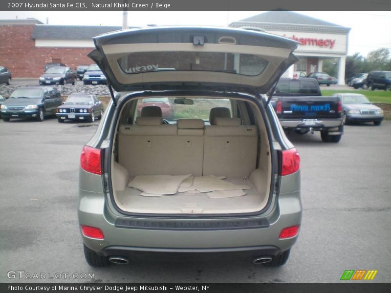 Natural Khaki Green / Beige 2007 Hyundai Santa Fe GLS