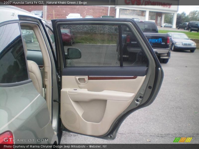 Natural Khaki Green / Beige 2007 Hyundai Santa Fe GLS