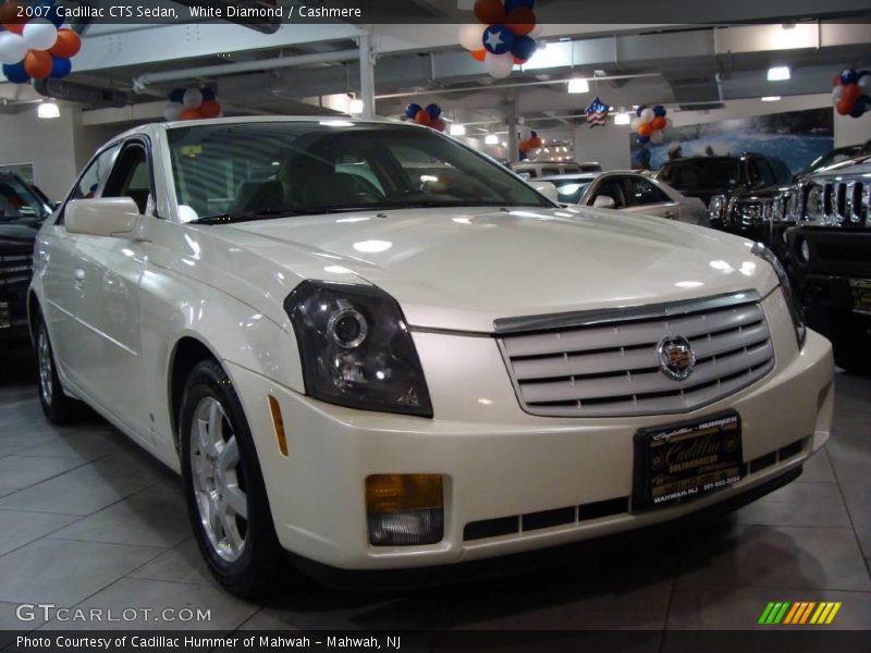White Diamond / Cashmere 2007 Cadillac CTS Sedan