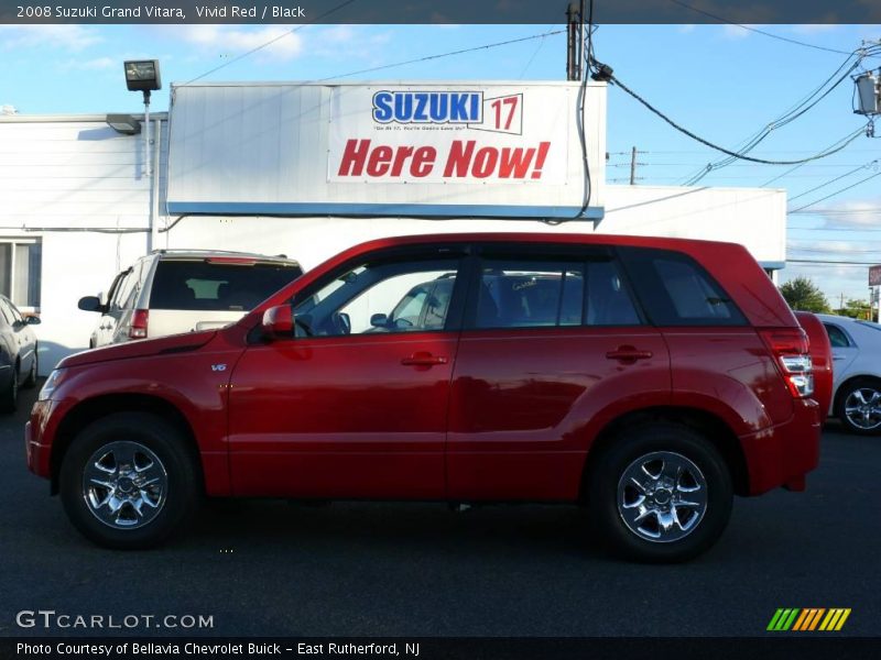 Vivid Red / Black 2008 Suzuki Grand Vitara