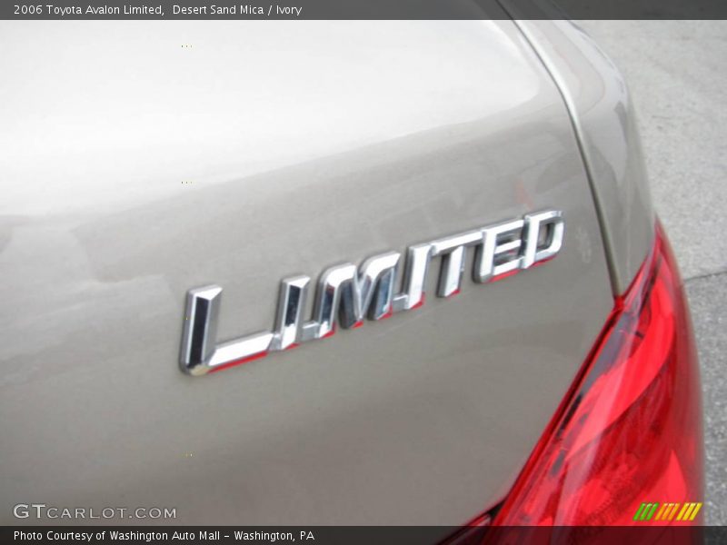 Desert Sand Mica / Ivory 2006 Toyota Avalon Limited