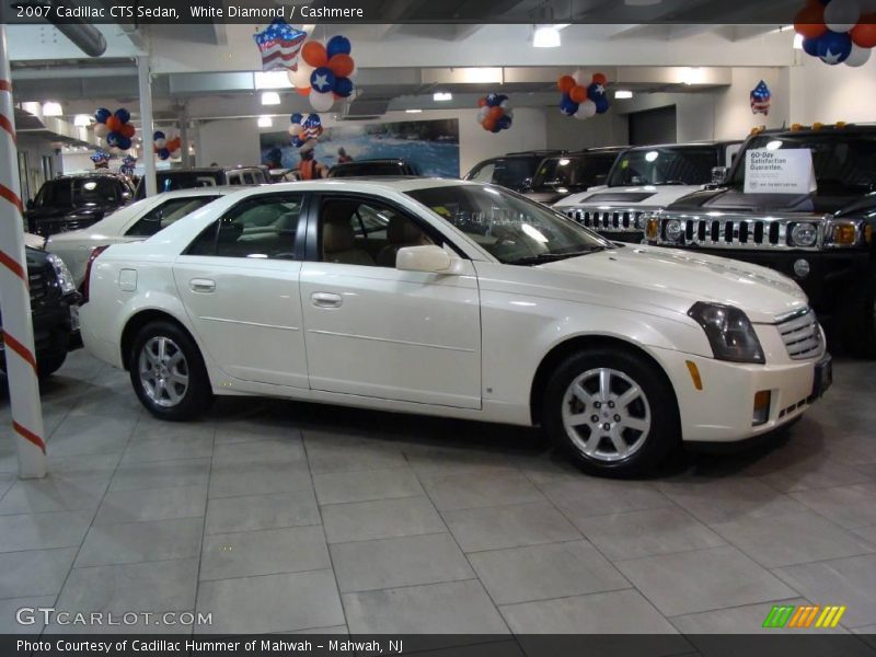 White Diamond / Cashmere 2007 Cadillac CTS Sedan