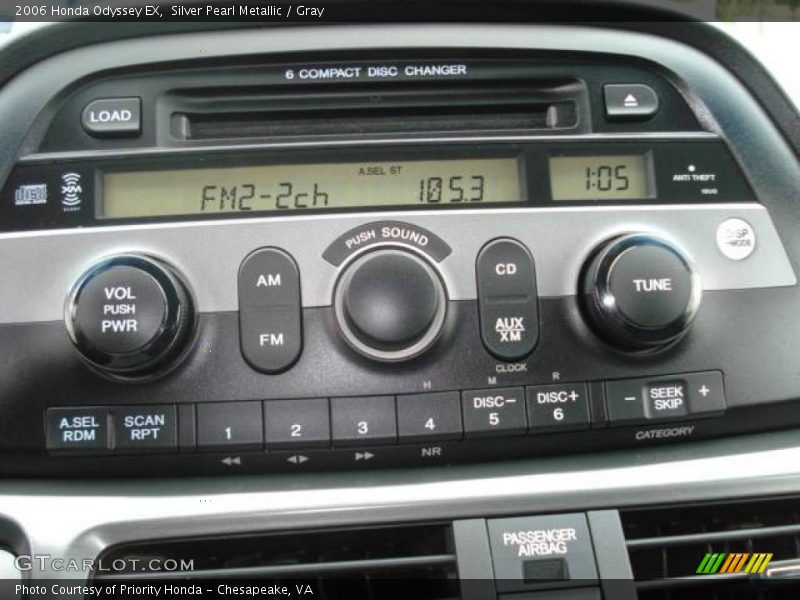 Silver Pearl Metallic / Gray 2006 Honda Odyssey EX
