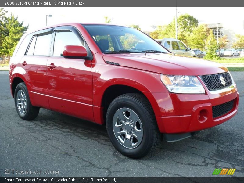 Vivid Red / Black 2008 Suzuki Grand Vitara