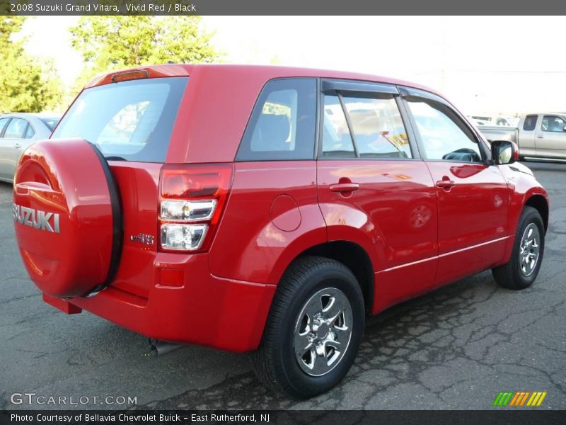 Vivid Red / Black 2008 Suzuki Grand Vitara