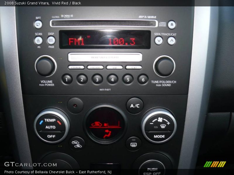Vivid Red / Black 2008 Suzuki Grand Vitara