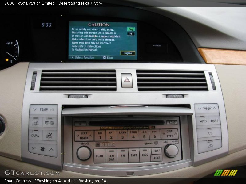 Desert Sand Mica / Ivory 2006 Toyota Avalon Limited