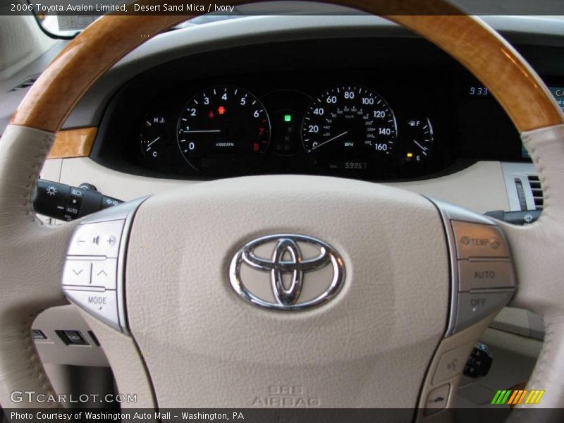 Desert Sand Mica / Ivory 2006 Toyota Avalon Limited