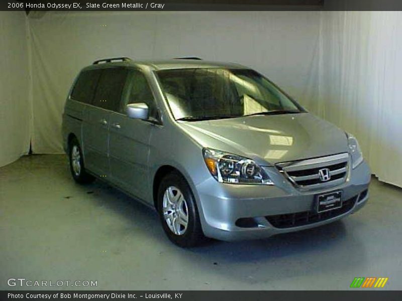 Slate Green Metallic / Gray 2006 Honda Odyssey EX